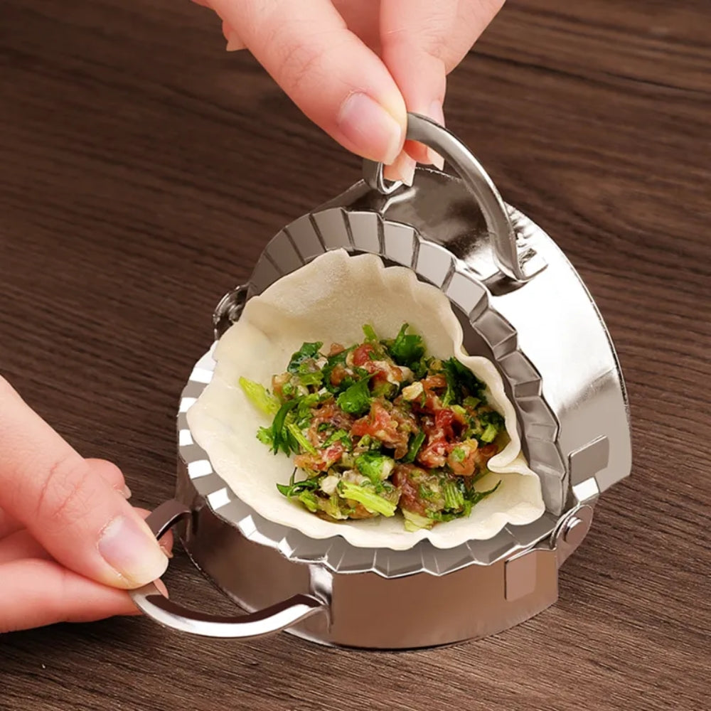5pcs Dumpling Maker Stainless Steel Dough Press Making Mould