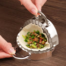 5pcs Dumpling Maker Stainless Steel Dough Press Making Mould