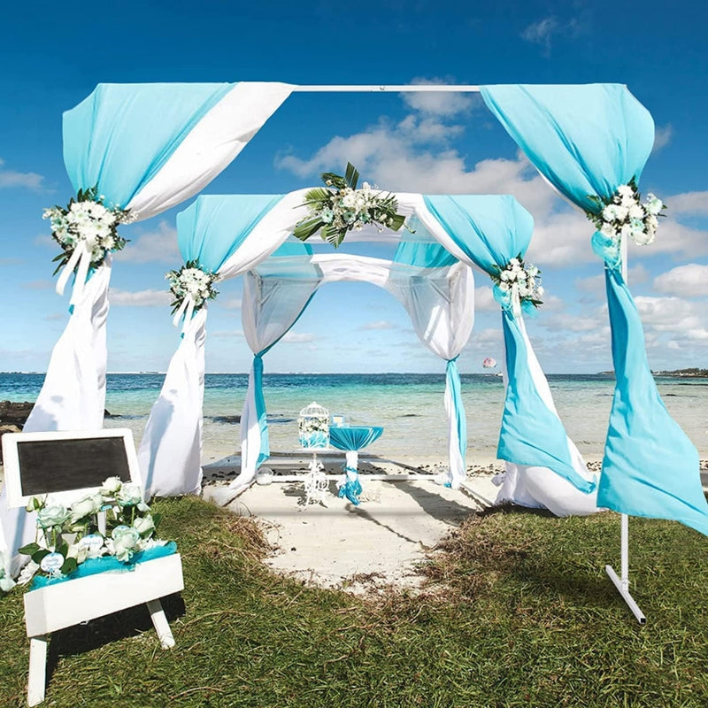 2M Square Wedding Arch Backdrop Sign Stand Party Flower Decoration Background