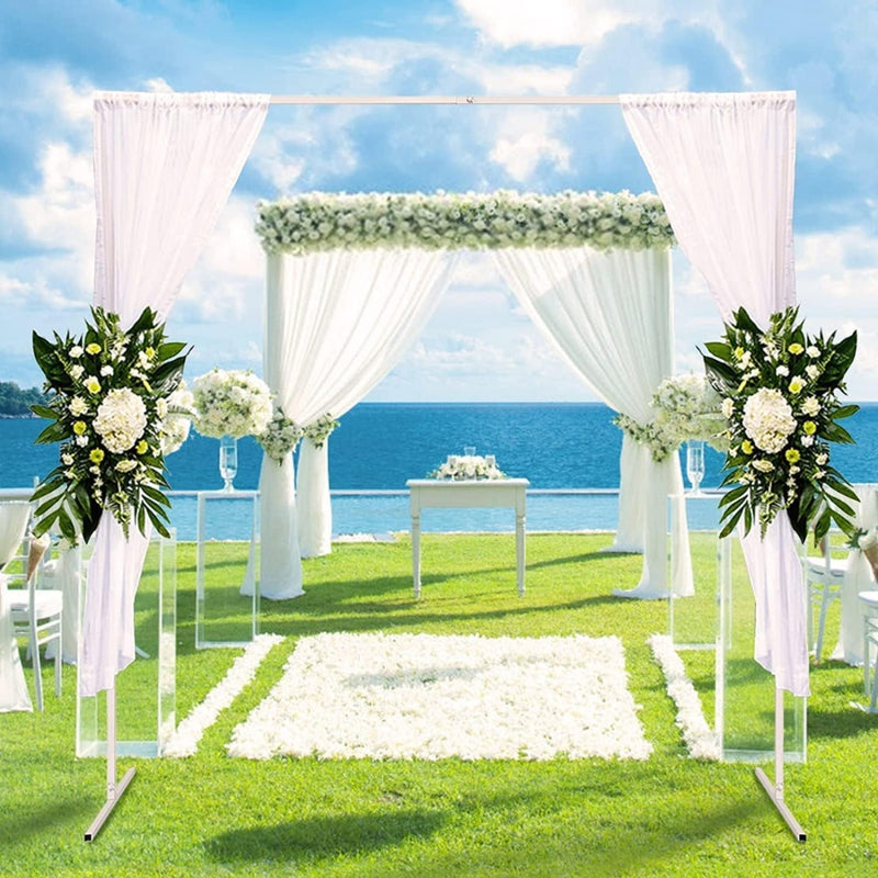 2M Square Wedding Arch Backdrop Sign Stand Party Flower Decoration Background