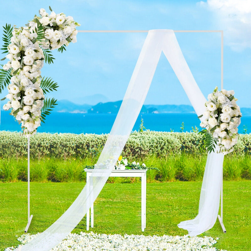 2M Square Wedding Arch Backdrop Sign Stand Party Flower Decoration Background