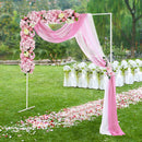 2M Square Wedding Arch Backdrop Sign Stand Party Flower Decoration Background