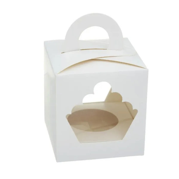 White Cardboard Cupcake Box 25pcs