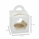 White Cardboard Cupcake Box 25pcs