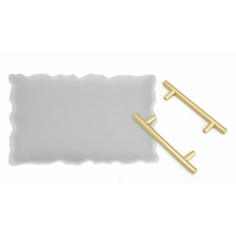 Large Safe Silicone Tray Artist Mold Irregular Coaster Resin Art DIY Tray Mould