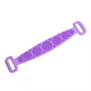 Bath Towel Silicone Exfoliating Back Strap Scrub Shower Body Scrubber