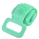 Bath Towel Silicone Exfoliating Back Strap Scrub Shower Body Scrubber
