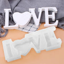 LOVE Sign Resin Casting Mold Silicone Jewelry Making Epoxy Mould Craft Tool