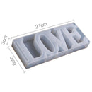 LOVE Sign Resin Casting Mold Silicone Jewelry Making Epoxy Mould Craft Tool
