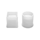 Silicone Mold Resin Epoxy Crystal Crafts Making Brush Pot Pen Holder Mould DIY