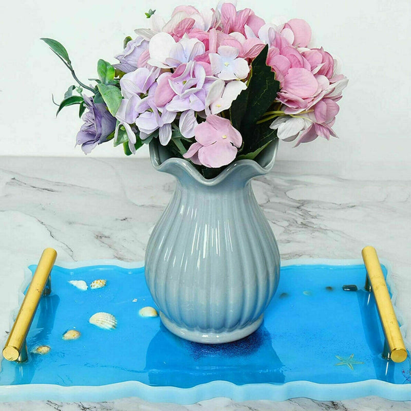 Large Safe Silicone Tray Mould Artist Mold Irregular Coaster Resin Craft Art DIY