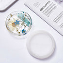 Coaster Cup Mat Mold Round Silicone Mould Kit for Craft DIY Epoxy Resin