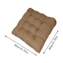 Linen Cushion Square Stool Backrest Pillow Chair Protective Mat