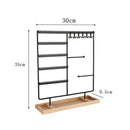 Multifunctional Jewelry Rack Display Earring Necklace Ring Storage Rack