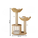3 Tier Cat Climbing Tree Indoor Kittens Activity Center Tower with Scratching Post