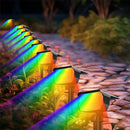 RGB Solar Spotlight Outdoor Solar Landscape Spot Powered Wall Lights Waterproof