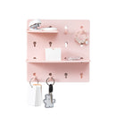 1PC Wall Perforation Free Plastic Shelving Wall Peg Boards for Walls