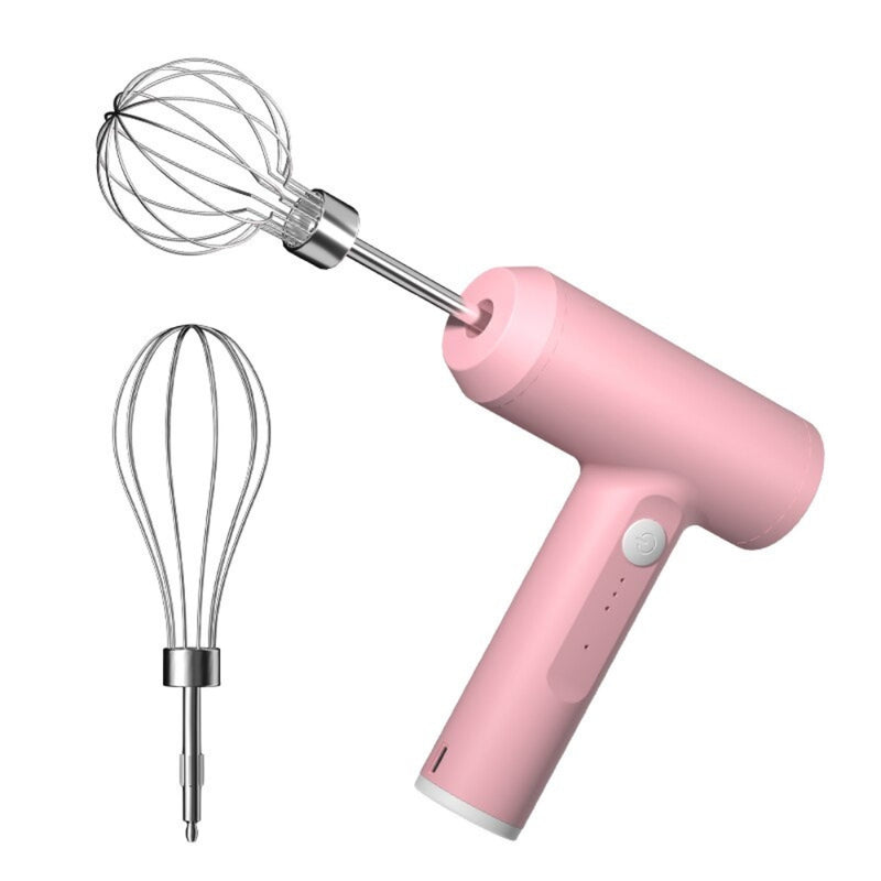 Wireless Electric Food Mixer Portable 3 Speeds Egg Beater