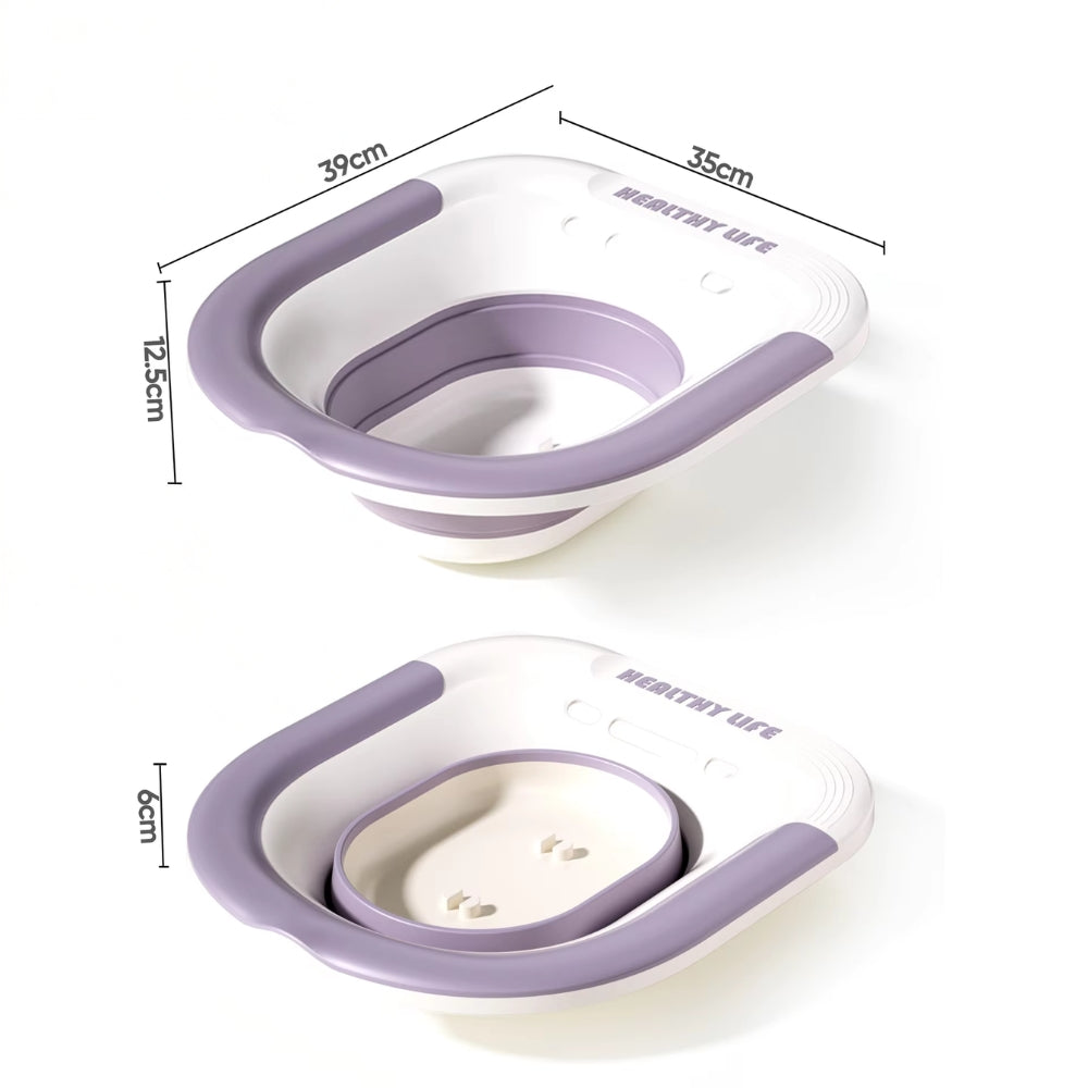 Portable Folding Toilet Sitz Bath For Toilet Seat