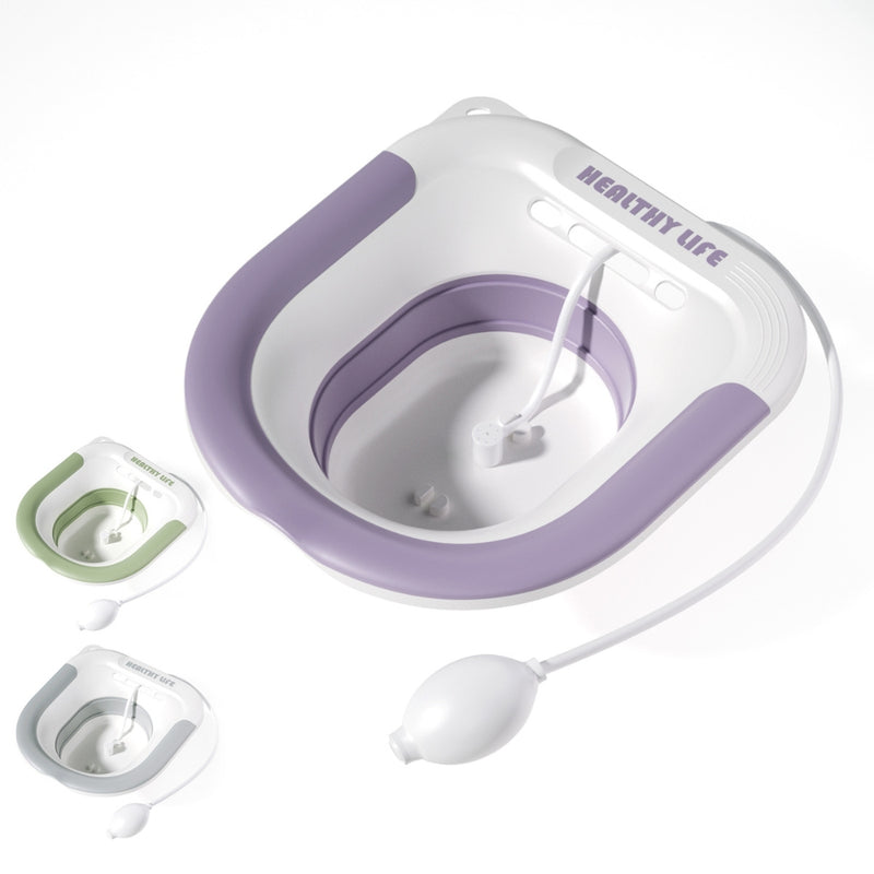 Portable Folding Toilet Sitz Bath For Toilet Seat