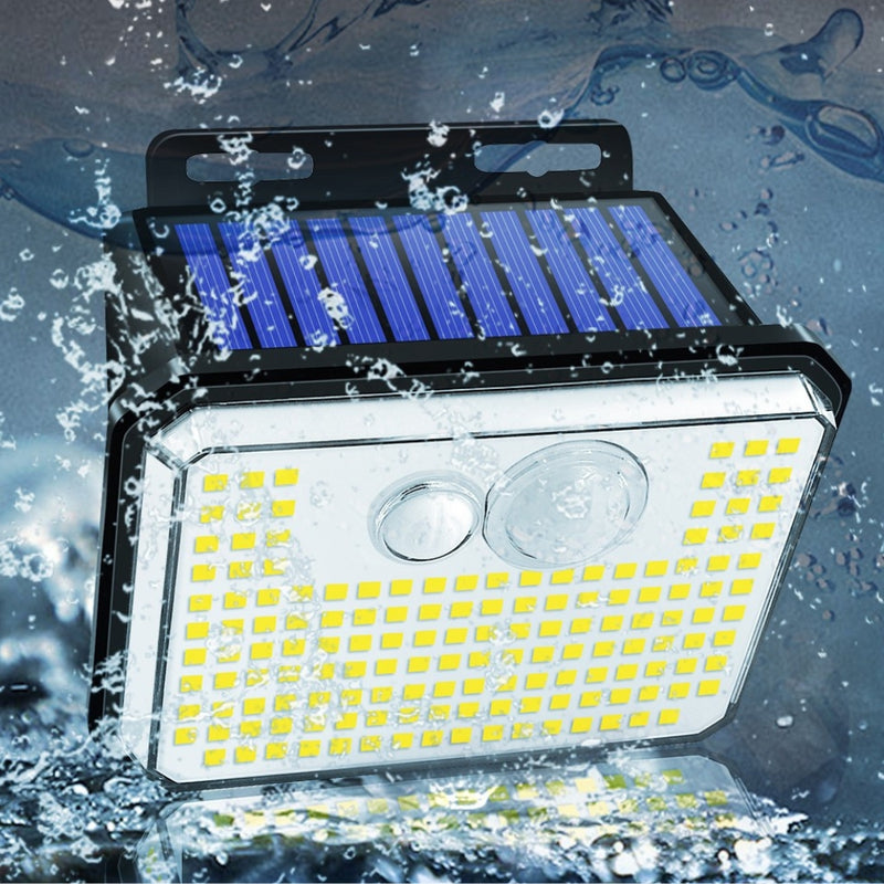 IP65 Waterproof Solar Outdoor Garden Lights Super Bright 148 LEDs