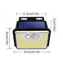 IP65 Waterproof Solar Outdoor Garden Lights Super Bright 148 LEDs