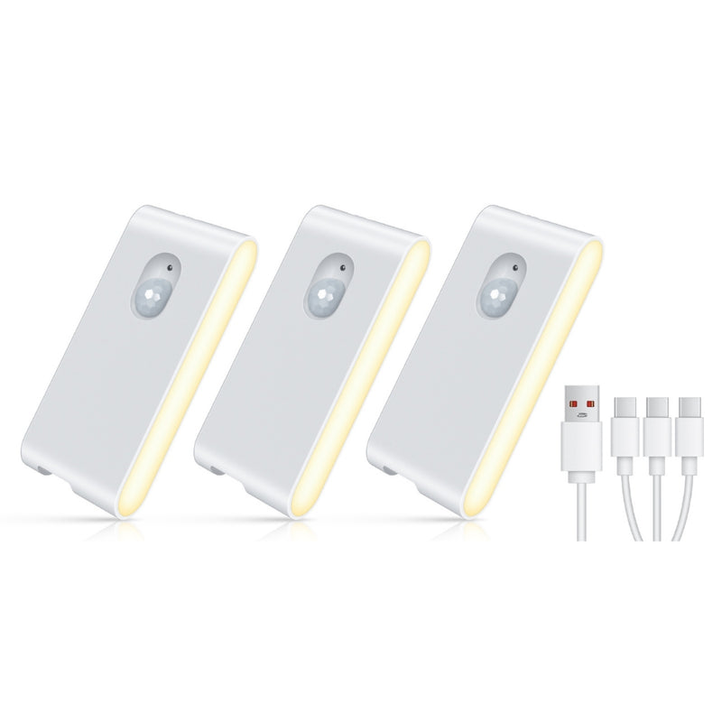 Motion Sensor Night Light Rechargeable Stair Light for Hallway Stairway