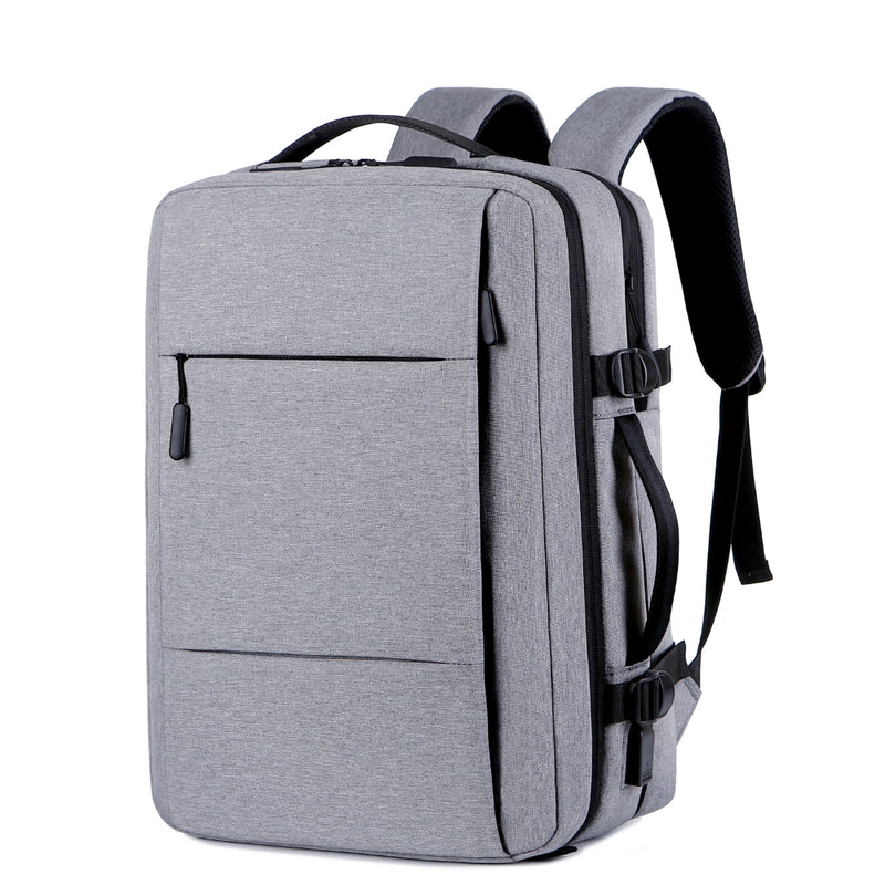 Large Capacity Expandable Travel Backpack with USB Port