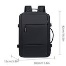 Large Capacity Expandable Travel Backpack with USB Port