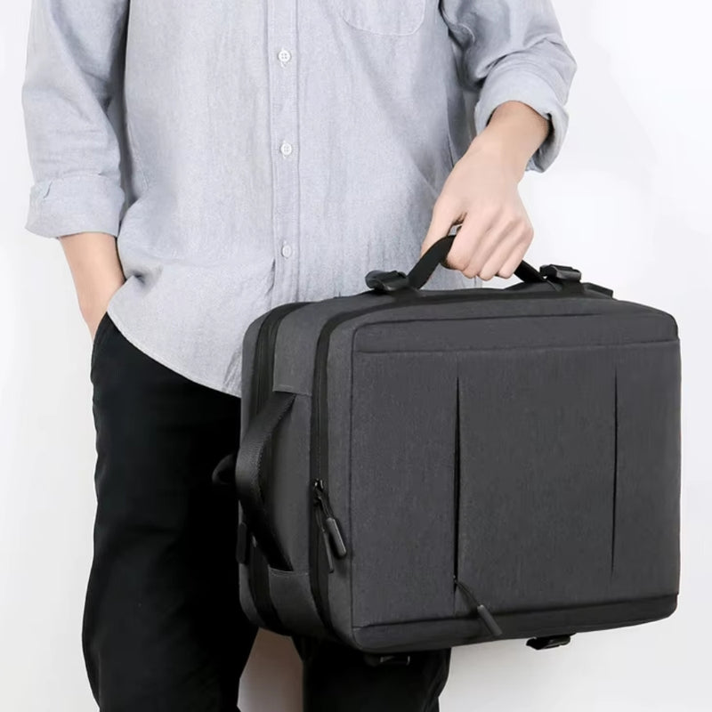 Large Capacity Expandable Travel Backpack with USB Port