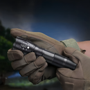 2pcs Bright LED Flashlight Rechargeable Torch Camping Zoom Light