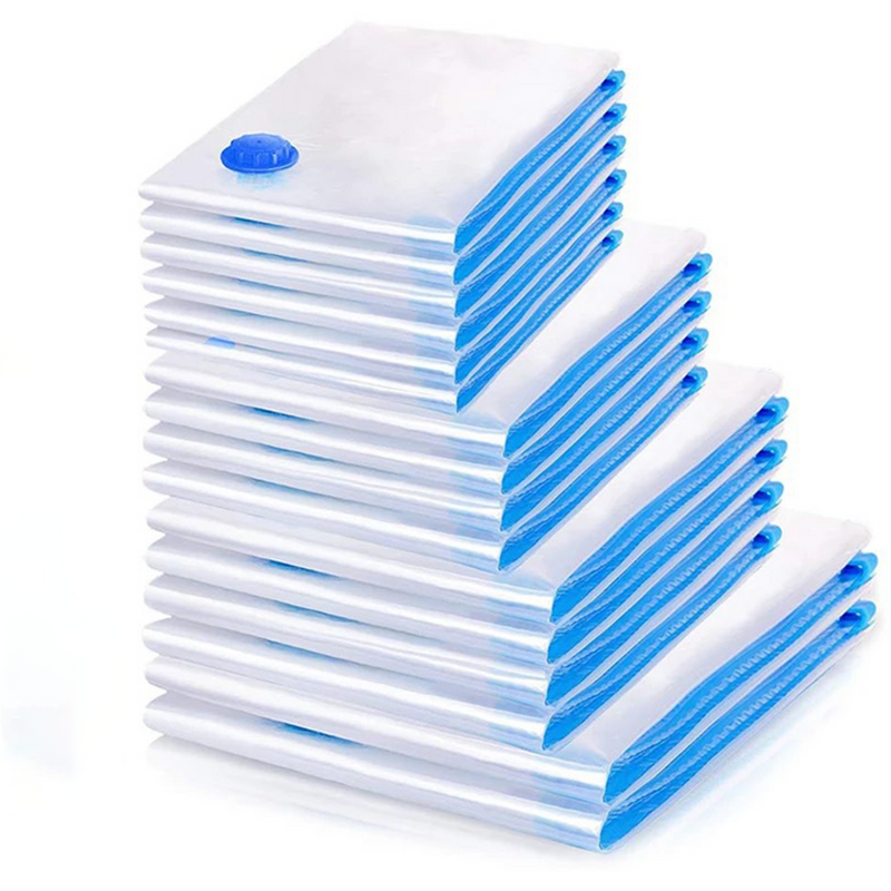 Large 3-5PCS Vacuum Storage Bags with Compact Pump