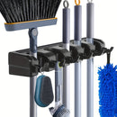 Multi Functional Wall Mounted Mop Holder