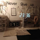 Adjustable 3D LED Digital Wall Clock