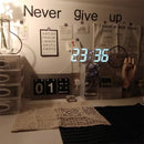 Adjustable 3D LED Digital Wall Clock