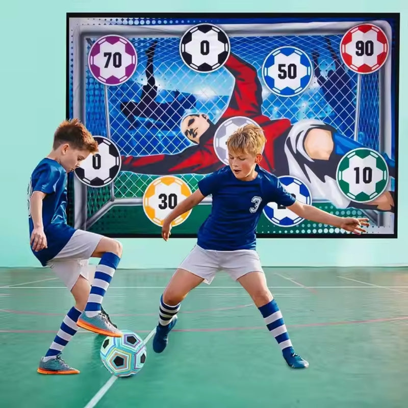 Soccer Game Mat Set Multiplayer Competitive Soccer Training