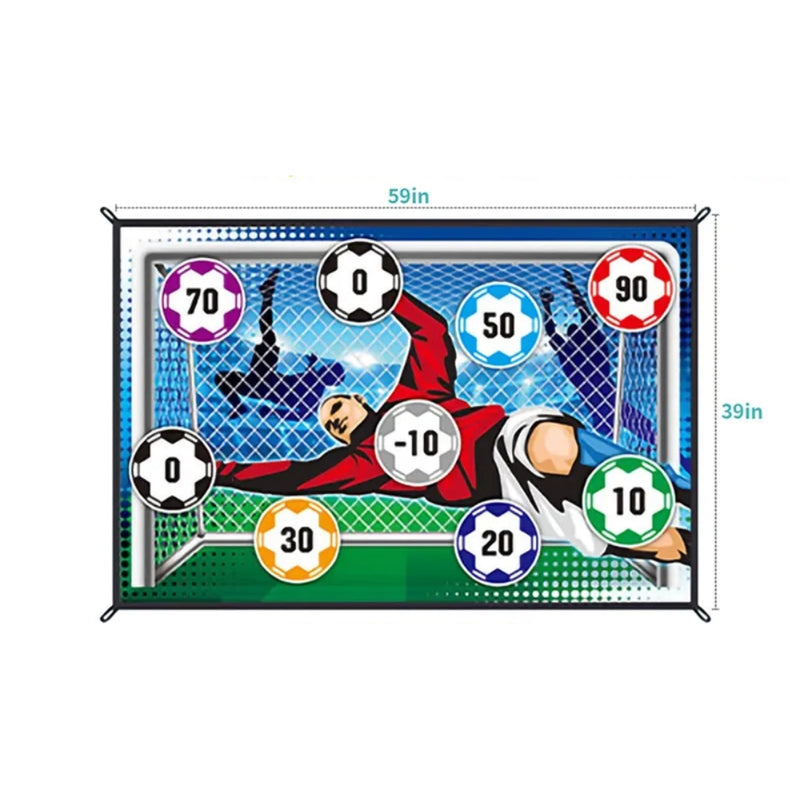 Soccer Game Mat Set Multiplayer Competitive Soccer Training