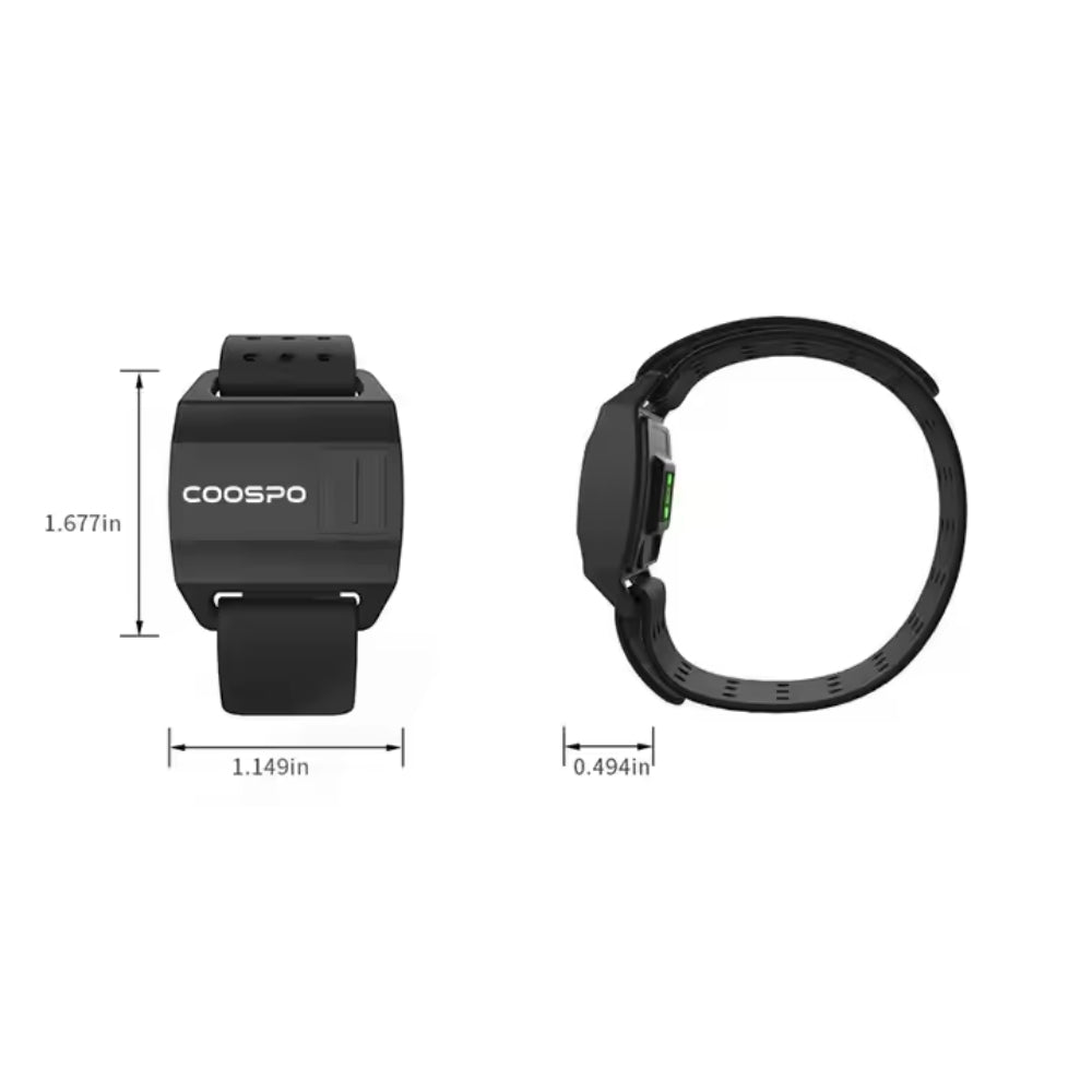 Armband Heart Rate Monitor with HR Zones/Calories HRM Sensor for Fitness Cycling