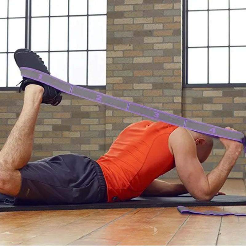 Multi Section Elastic Yoga Resistance Bands