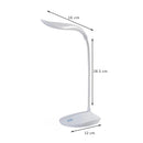 Rechargeable LED Desk Light Touch Sensor Bedside Table Reading Lamp