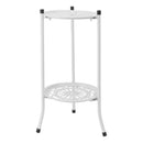 2 Tier Metal Plant Stand for Indoor and Outdoor Decoration