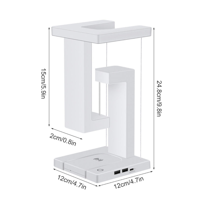 Floating Lamp Night Light With Wireless Charging