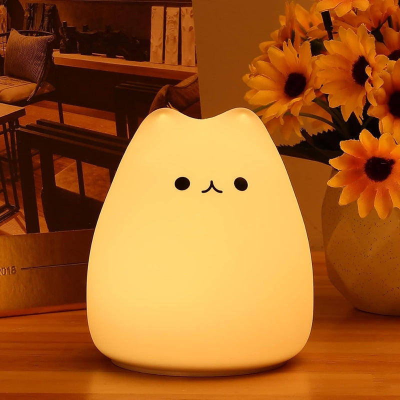 7 Color Changing LED Cat Night Lamp