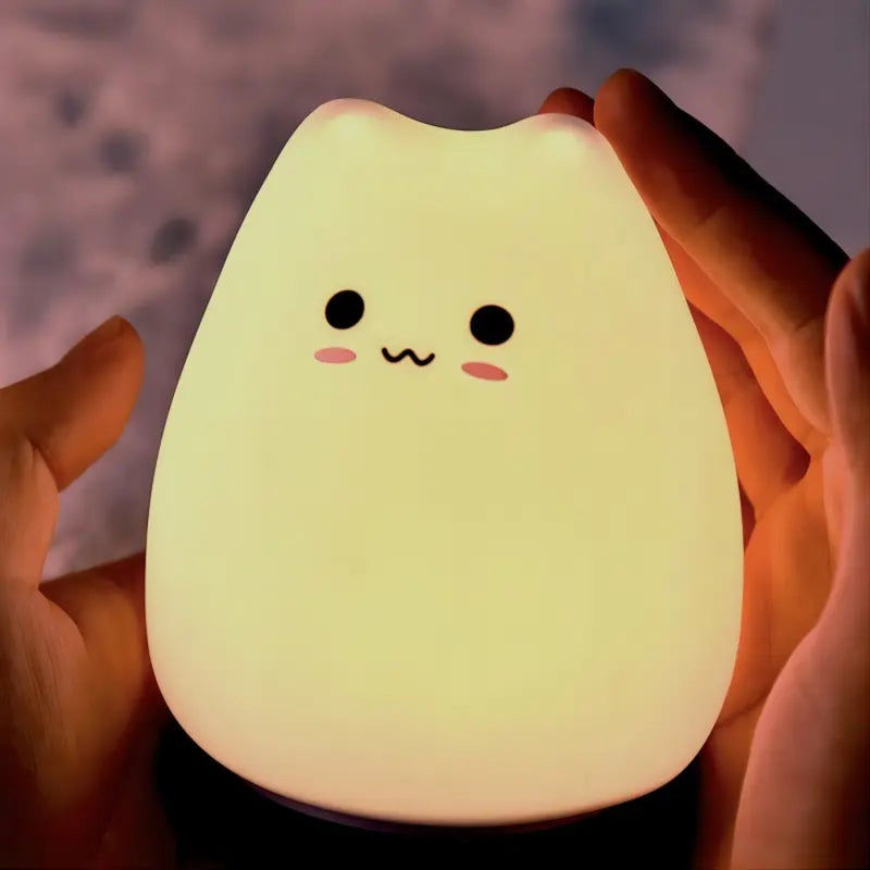 7 Color Changing LED Cat Night Lamp