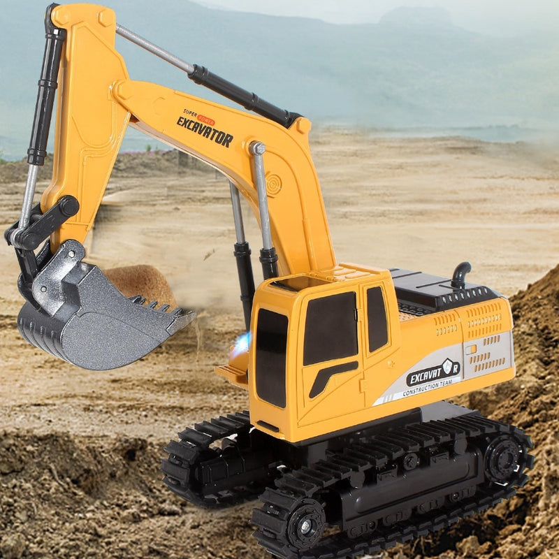 Remote Control Excavator RC Digger Truck Construction Vehicles Toys
