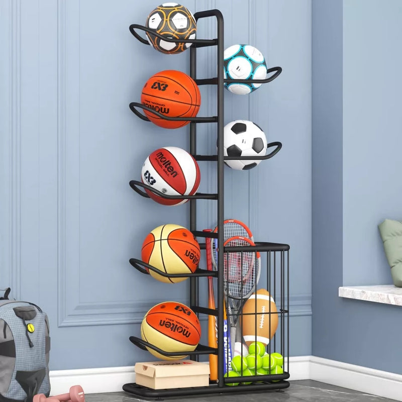 Sport Balls Storage Rack Organise Display Stand Holder