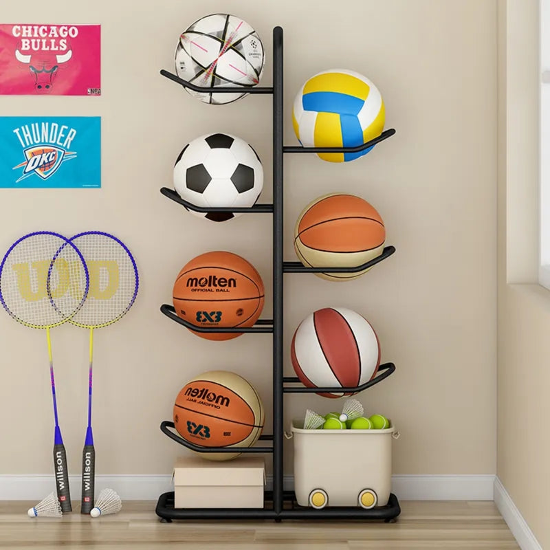 Sport Balls Storage Rack Organise Display Stand Holder