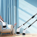 9 in 1 Cordless Rechargeable Electric Spin Scrubber Turbo Scrub Cleaning Brush