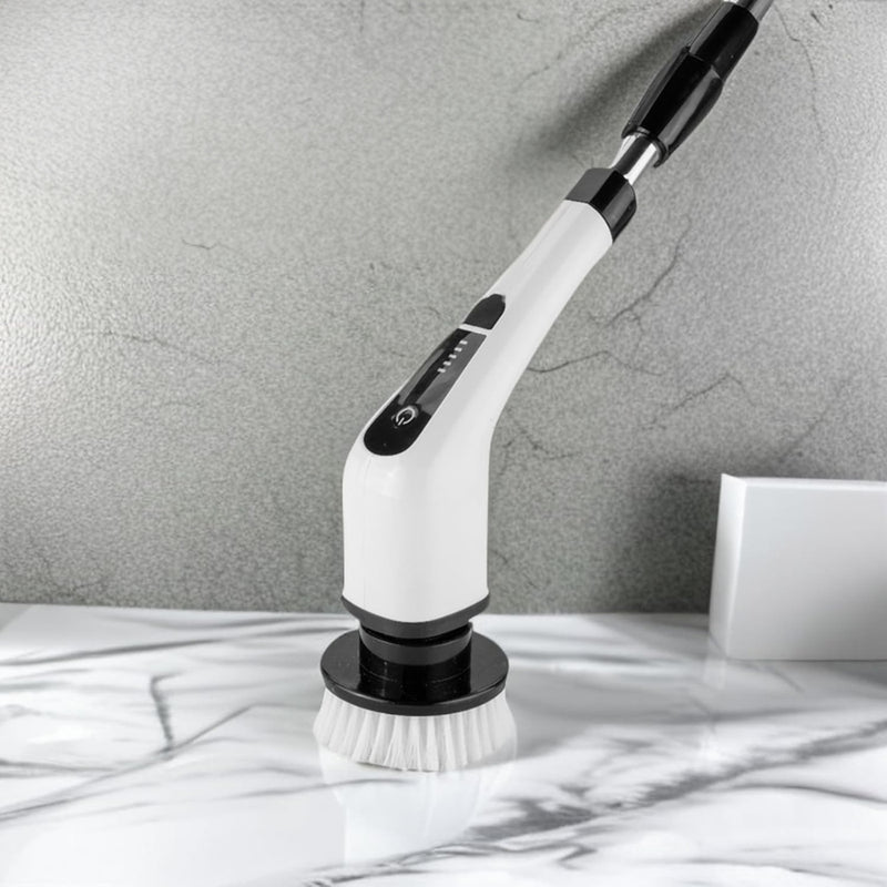 9 in 1 Cordless Rechargeable Electric Spin Scrubber Turbo Scrub Cleaning Brush