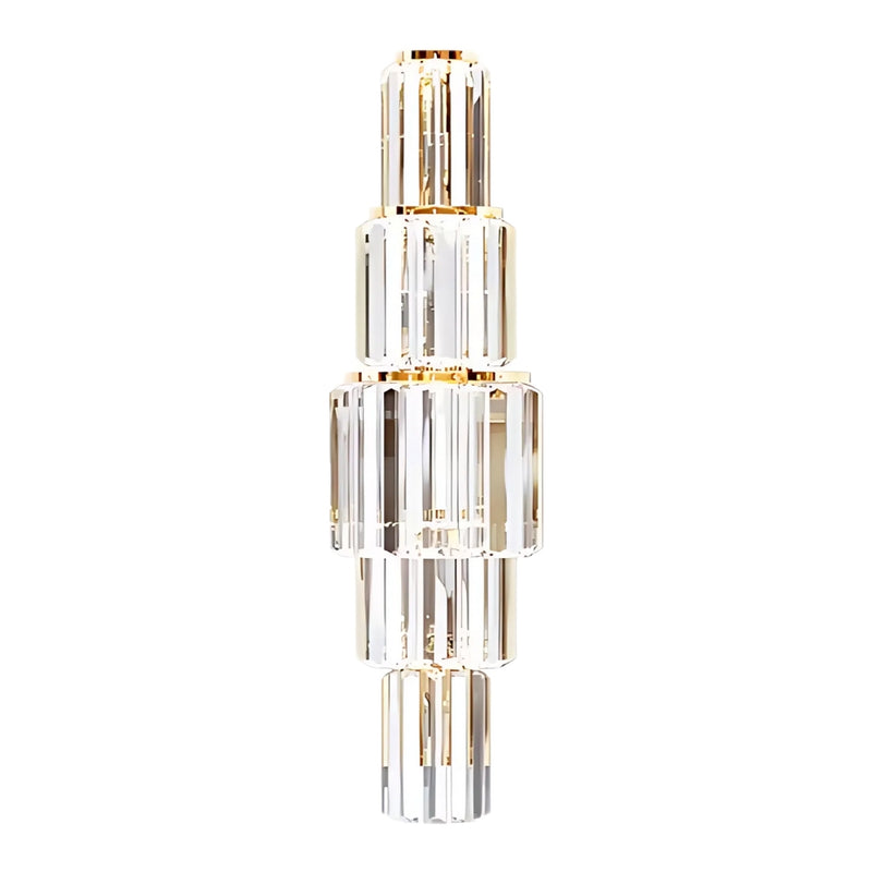 3 Layers Crystal Wall Lamp Sconce Light